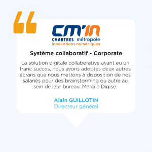 Témoignage client, installation, système collaboratif, corporate - CM'IN